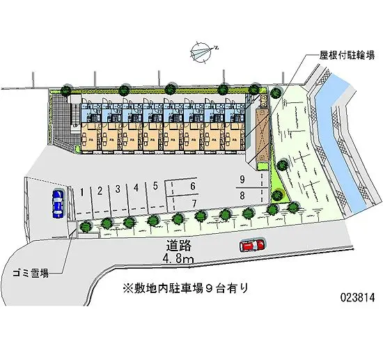 ★手数料０円★秦野市南矢名１丁目　月極駐車場（LP）